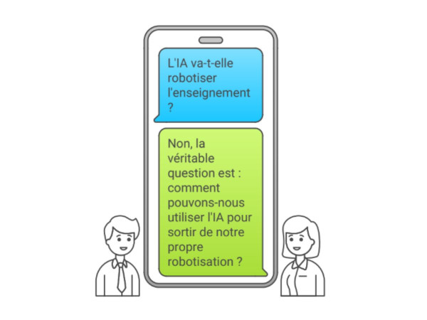 IA et ré-humanisation de  l'enseignement