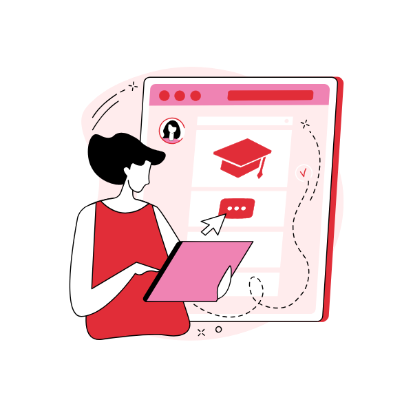 student writing a paper in apa format