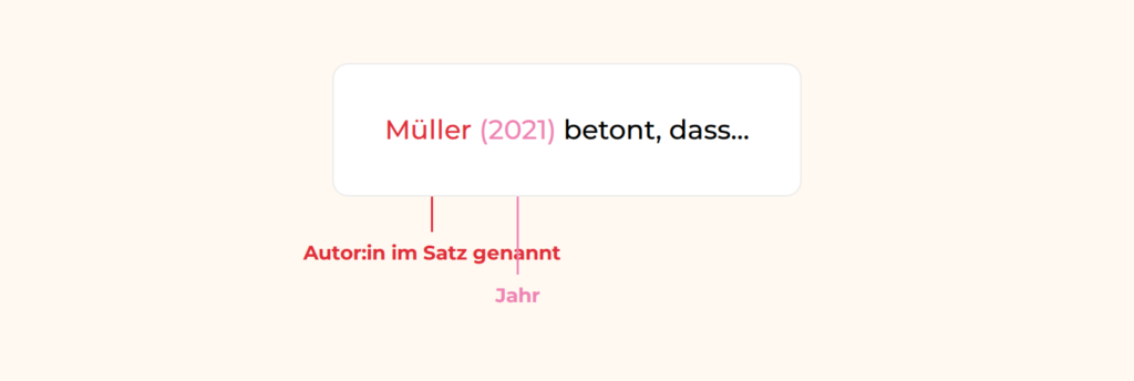 Das narrative Zitat nach APA