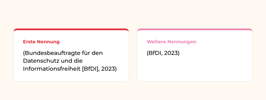 Eine Organisation oder Institution APA zitieren